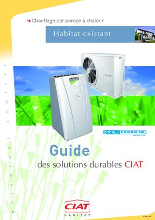 Pompe a chaleur ciat ageo