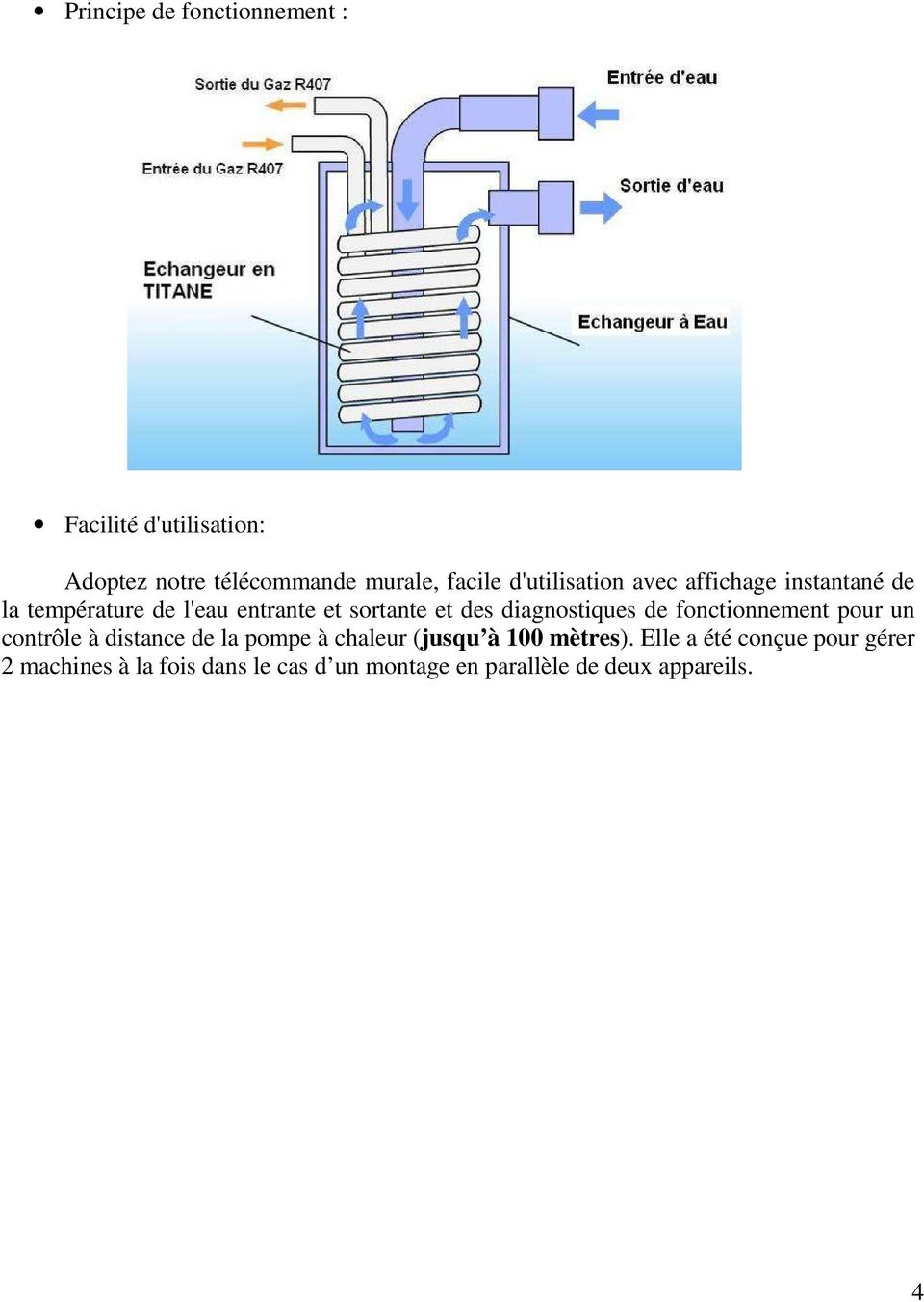 Temperature sortie pompe a chaleur