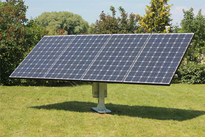 Installation panneau solaire sol
