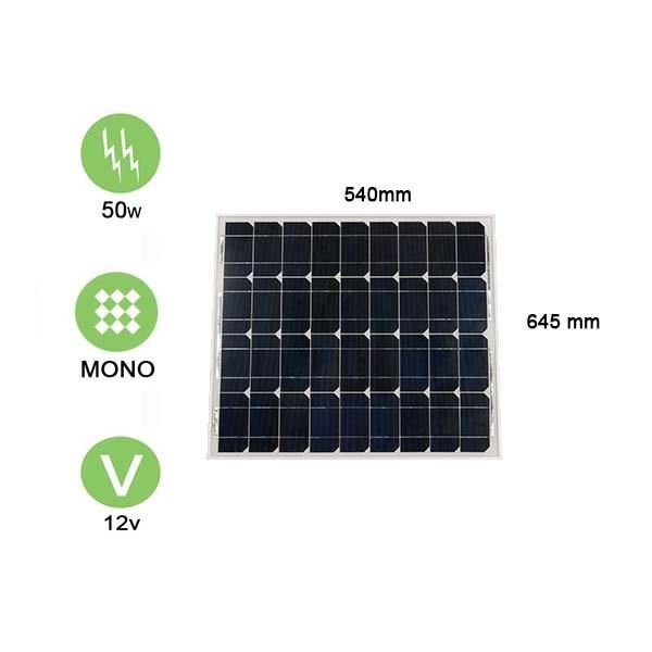 Panneau solaire 50w 12 v