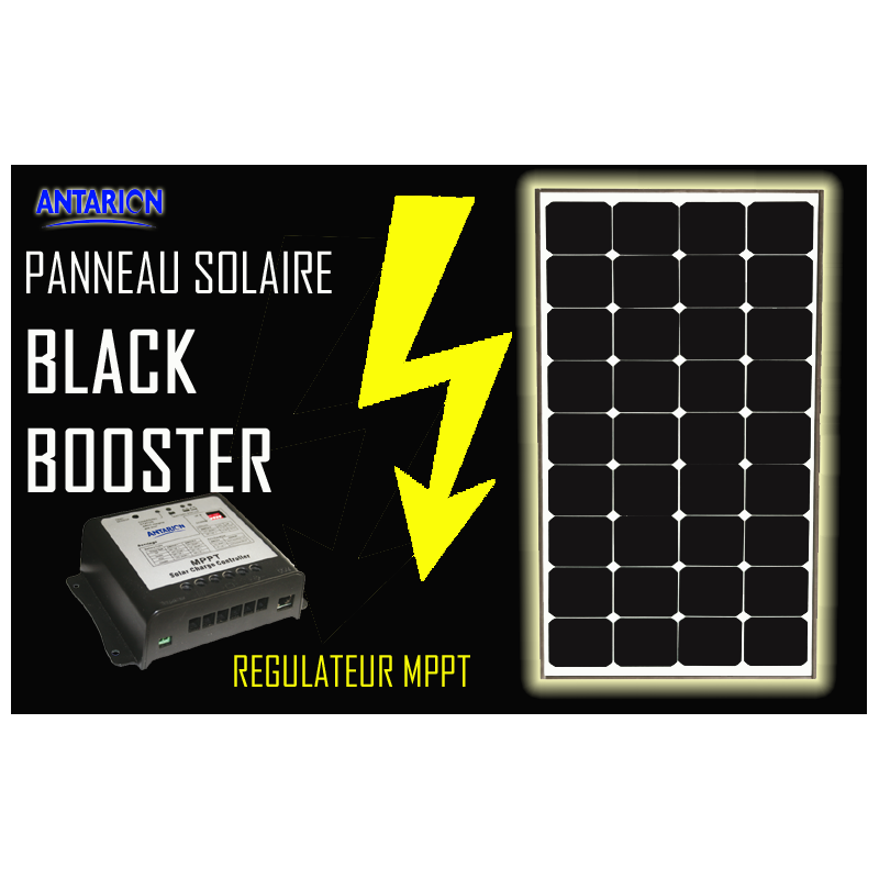 Panneau solaire black cristal pour camping car