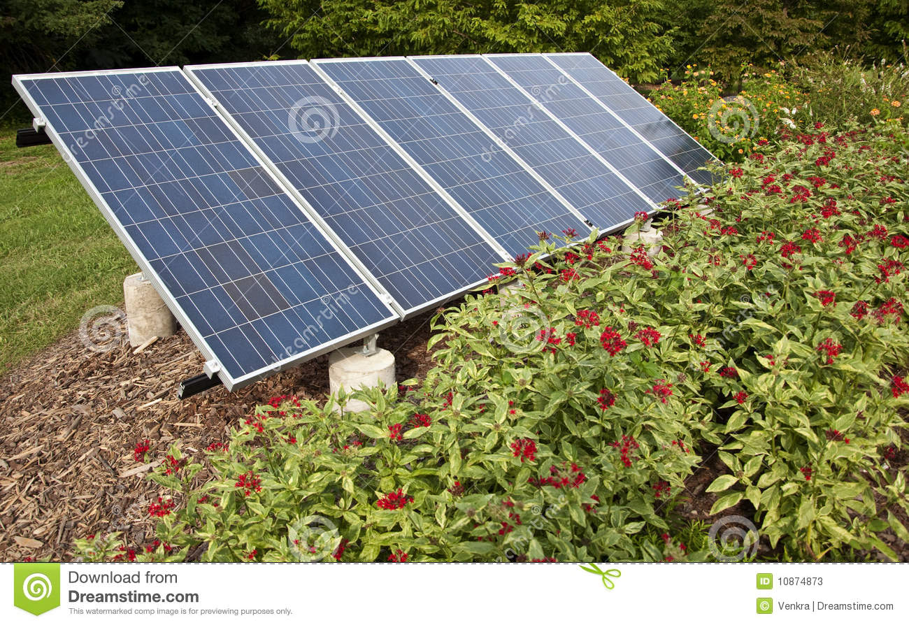 Panneau solaire jardin