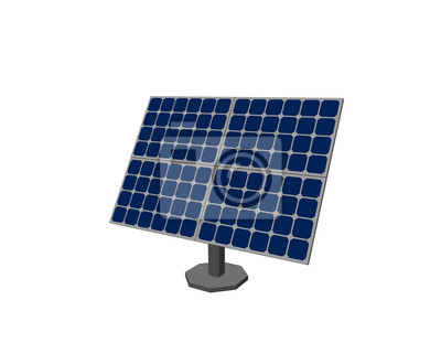 Panneau solaire vectorielle