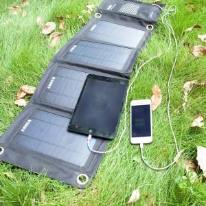 Panneau solaire pour la randonnée
