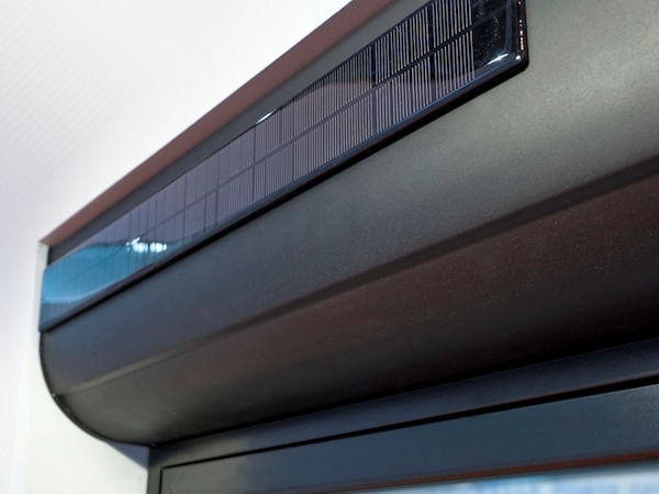 Volets panneau solaire