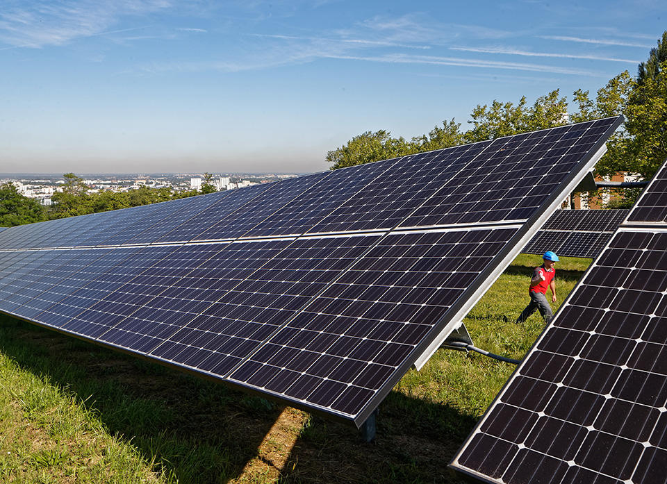 Azur panneau solaire