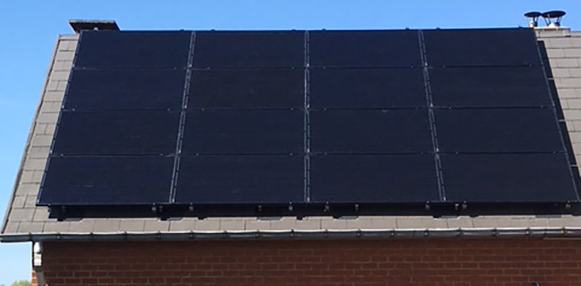 Panneau solaire ardoise