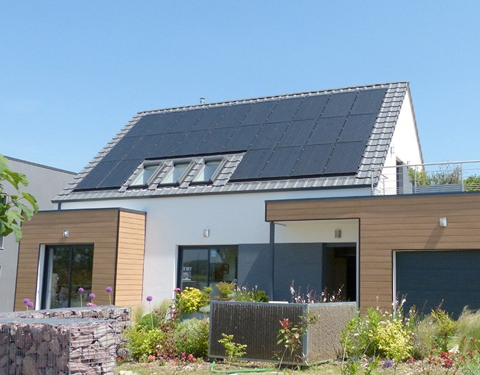 Installation panneau solaire maison neuve