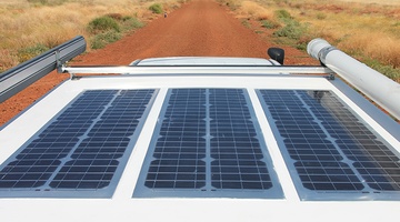 Sortie panneau solaire camping car