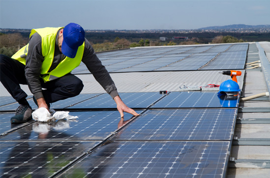 Panneau solaire entretien