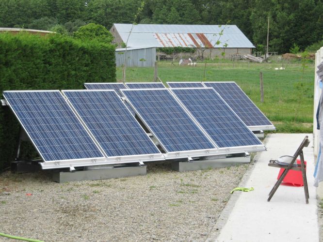 Panneau solaire la roche sur yon