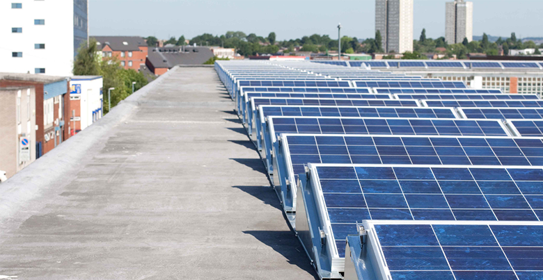 Panneau solaire sur toiture
