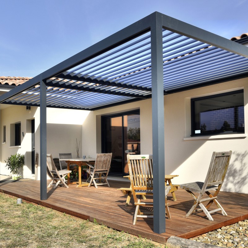 Pergola avec panneau solaire
