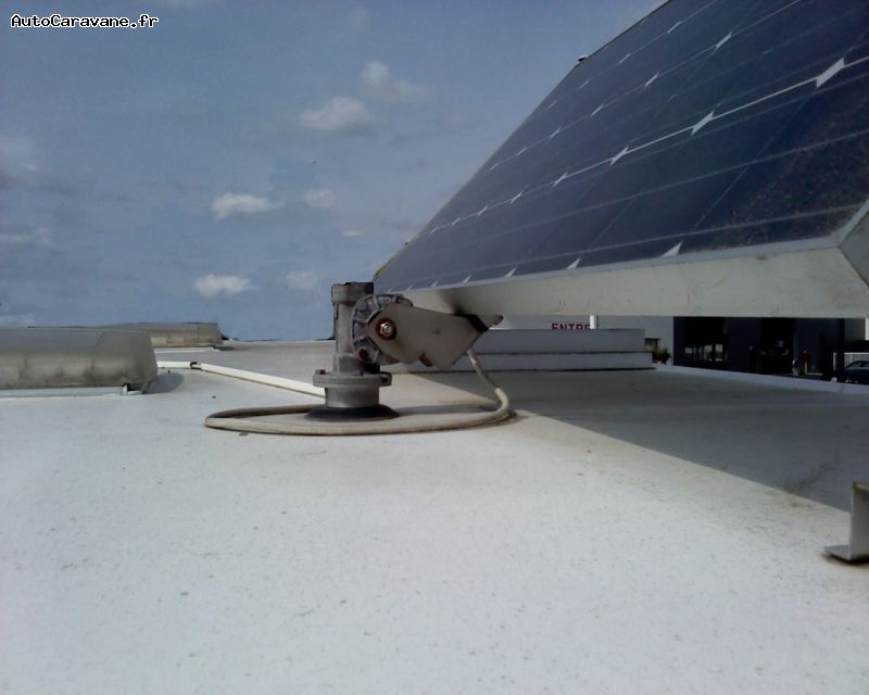 Forage panneau solaire
