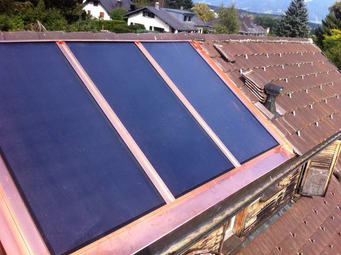 Détail panneau solaire