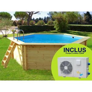 Kit piscine bois pompe a chaleur