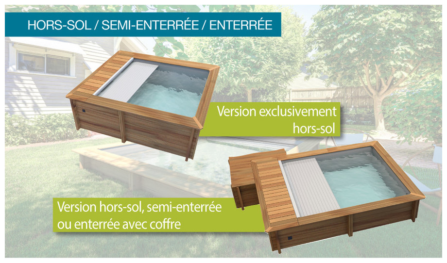 Piscine bois plus pompe a chaleur