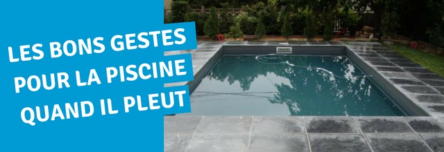 Pompe a chaleur piscine sous la pluie