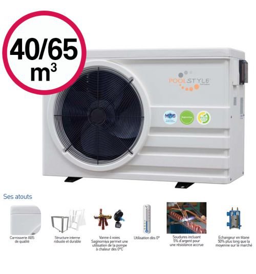 Pompe à chaleur poolstyle 5kw