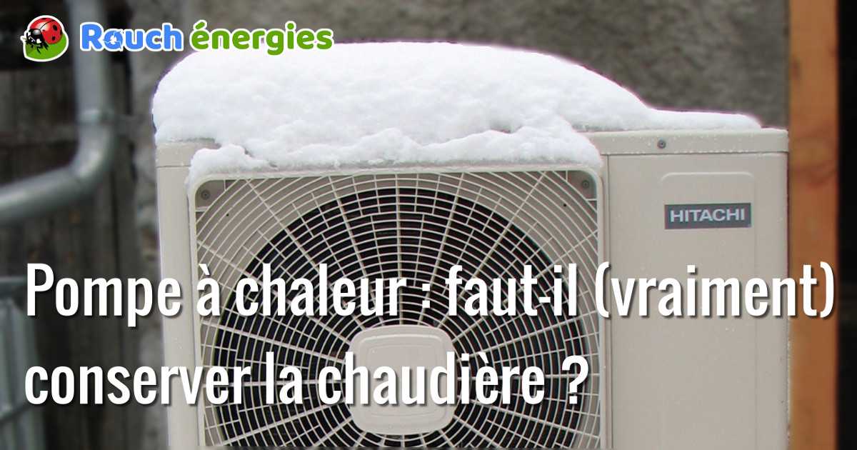 Pompe a chaleur ou chaudiere electrique