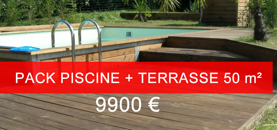 Piscine bois avec pompe à chaleur