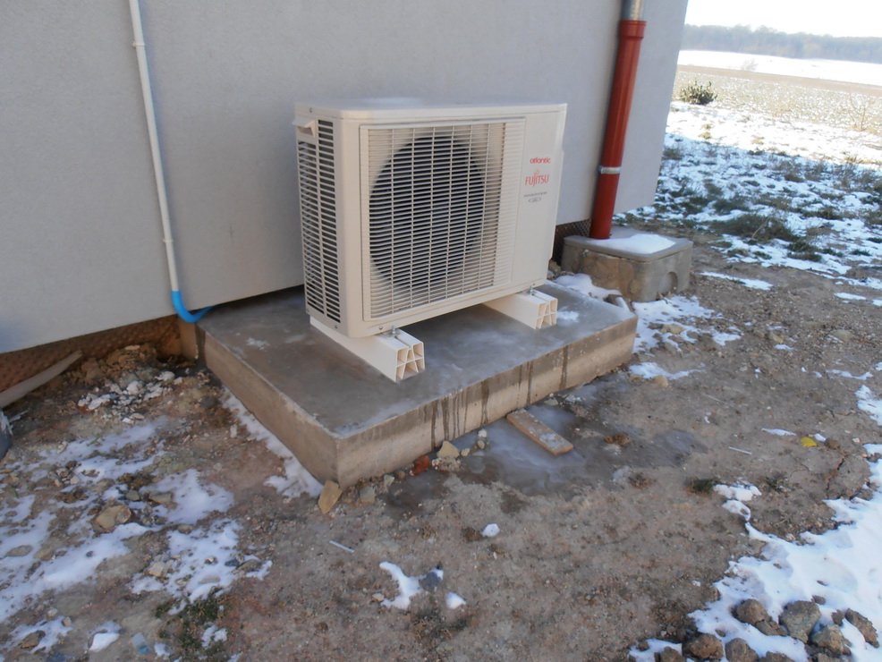 Formation de glace sur pompe a chaleur