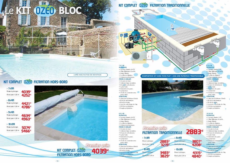 Pompe a chaleur piscine 8x4m
