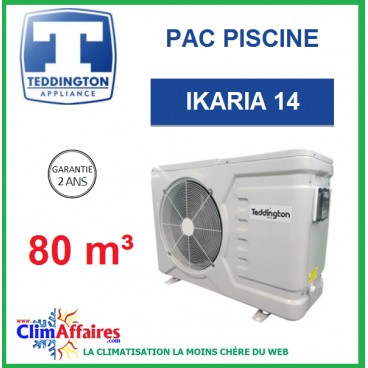 Pompe à chaleur piscine 80m3
