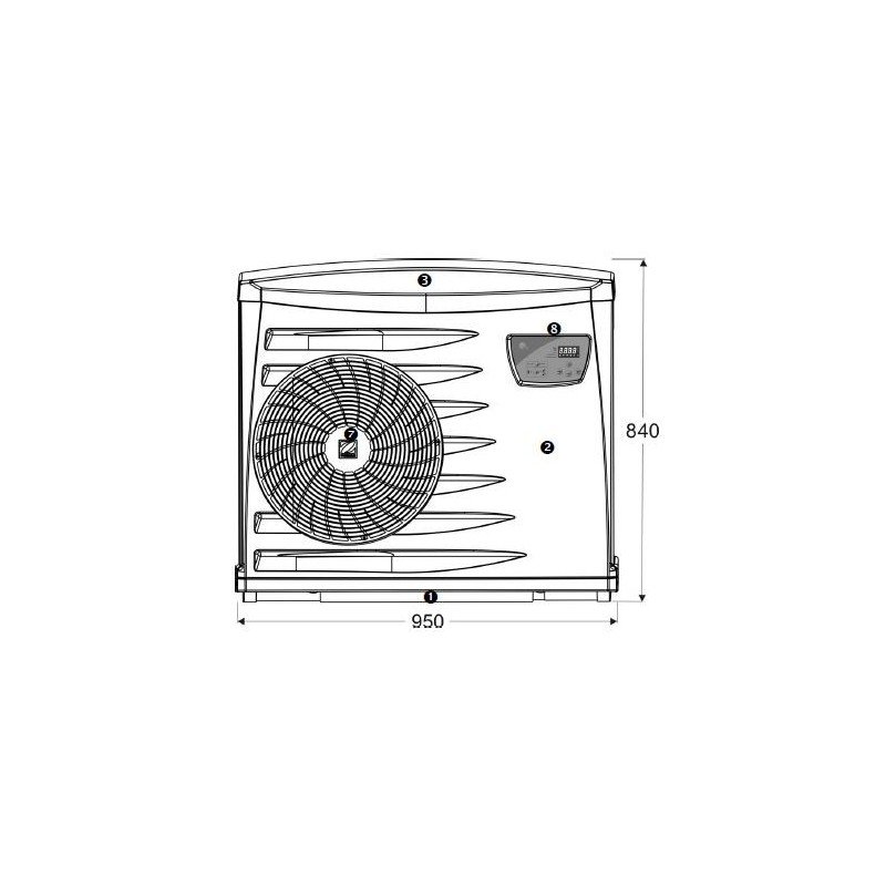 Pompe a chaleur piscine zodiac power first 8