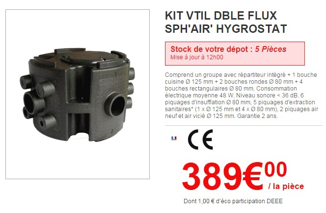 Pompe a chaleur mixte gaz