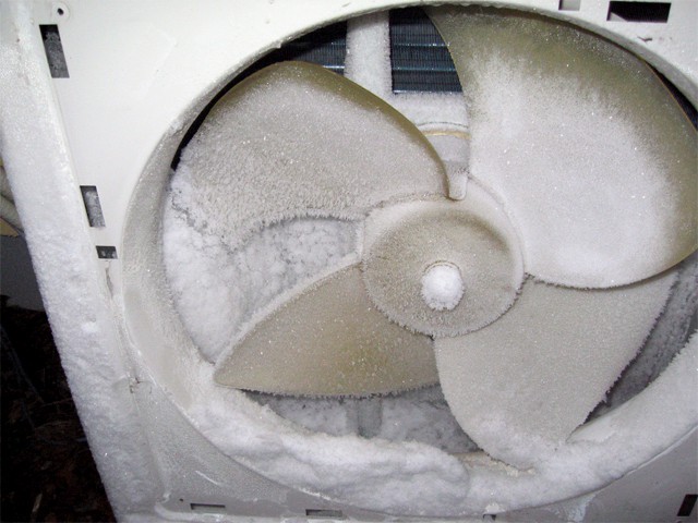 Pompe a chaleur air eau givre