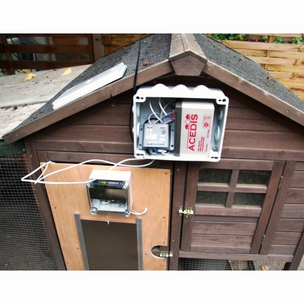 Panneau solaire pour poulailler