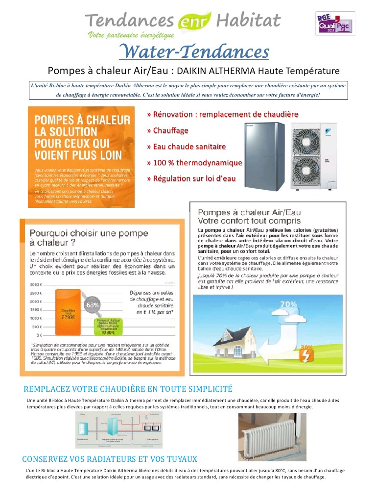 Pompe a chaleur daikin pdf