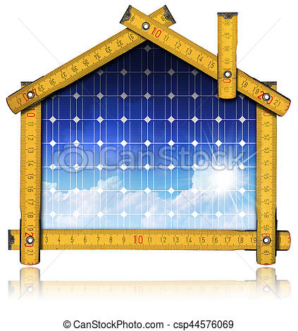 Maison ecologique panneau solaire
