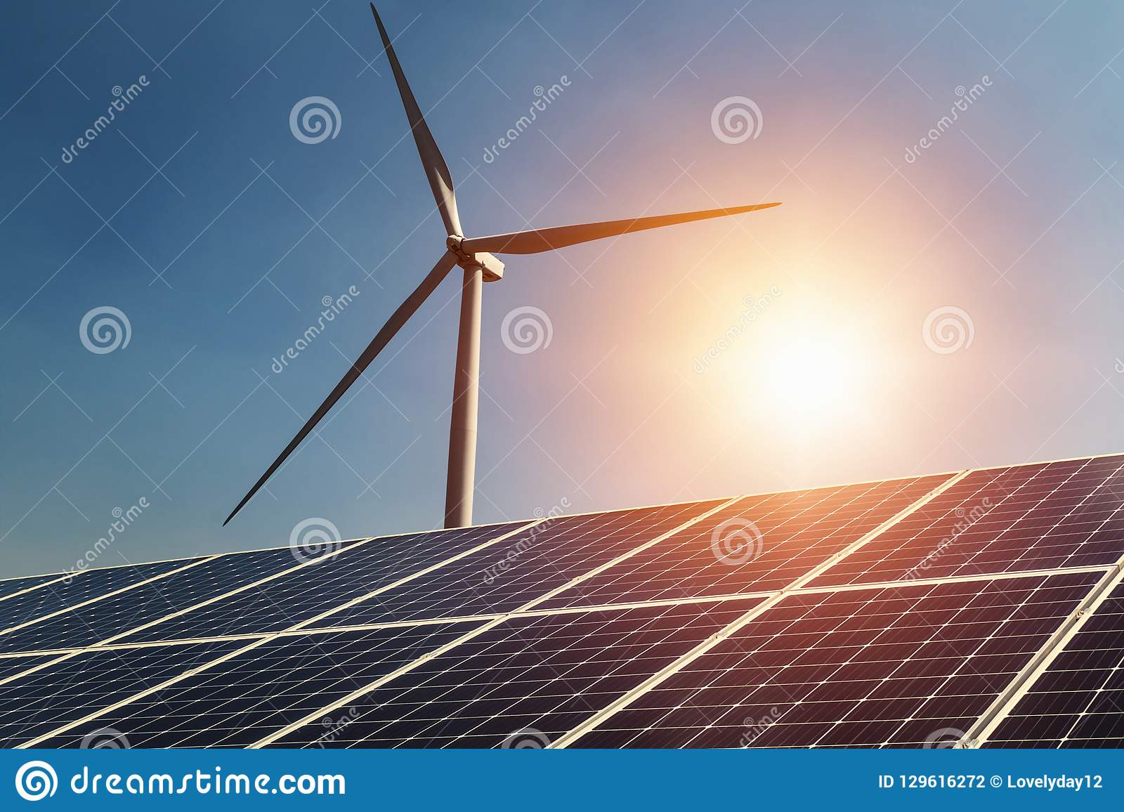Vent panneau solaire