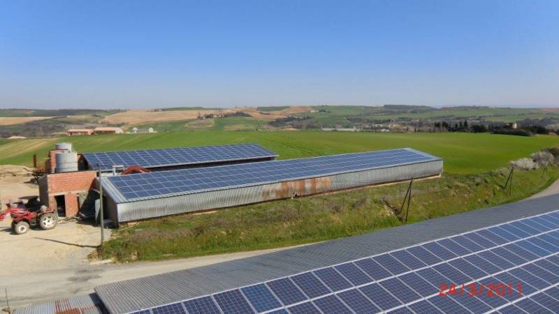 Lodation de toiture pour panneau solaire