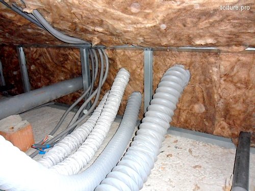 Pompe a chaleur sous toiture