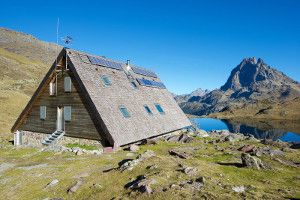 Panneau solaire montagne