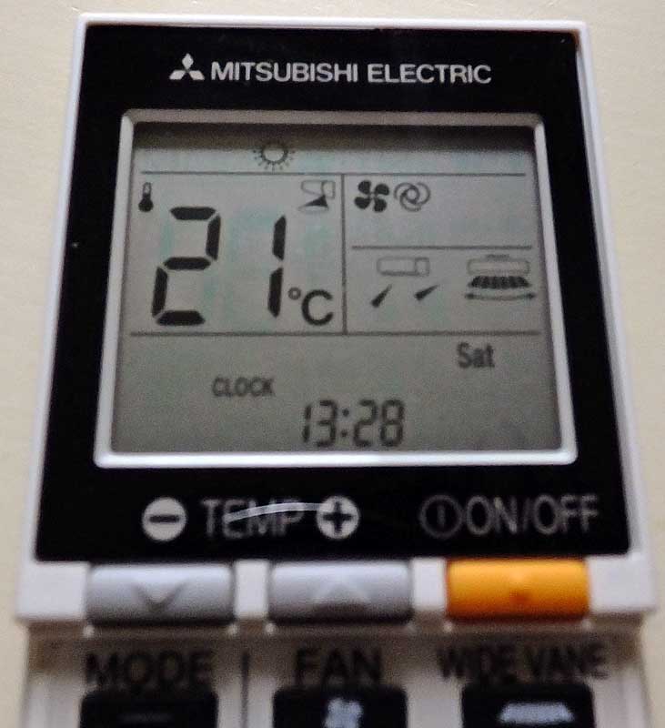 Reglage pompe a chaleur mitsubishi