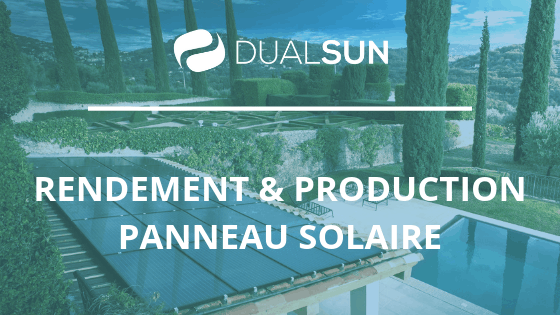 Panneau solaire hybride rendement