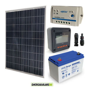 Kit panneau solaire 100w 12v