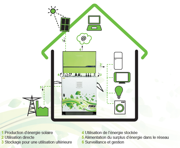 Kit panneau solaire 30w 12v avec régulateur 5a et batterie