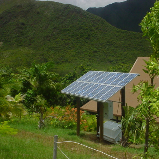 Panneau solaire photovoltaique site isolé
