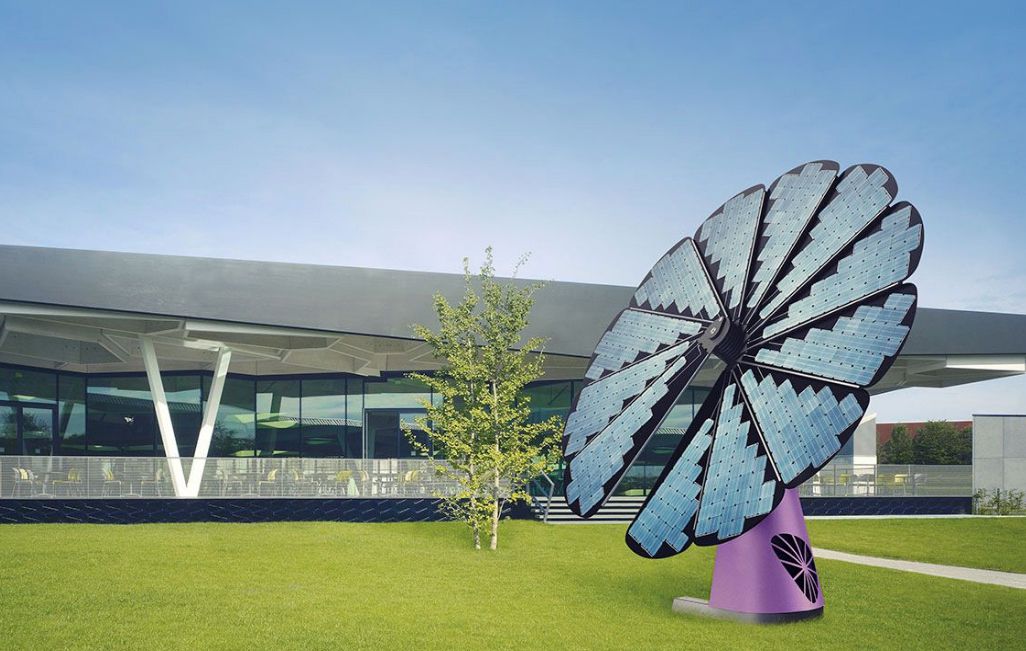 Panneau solaire marguerite