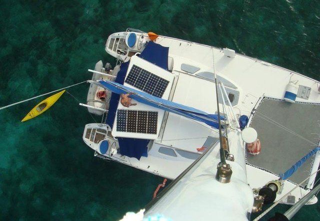 Mat pour panneau solaire bateau