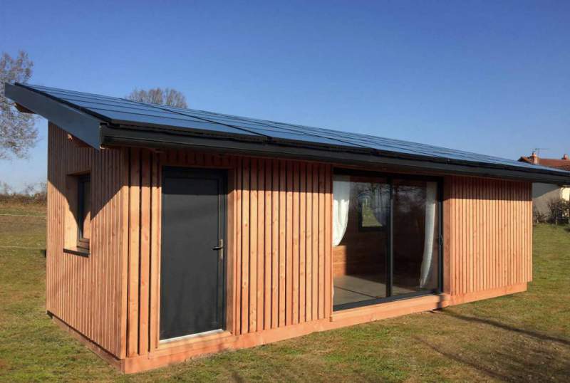 Panneau solaire chalet