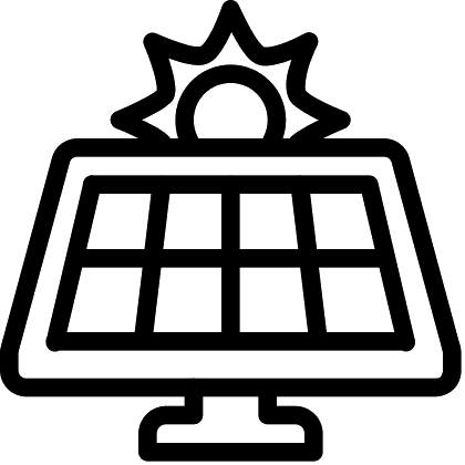 Panneau solaire icone