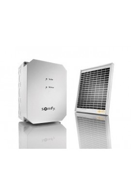 Panneau solaire porte de garage