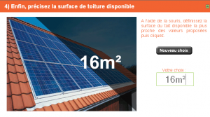 Panneau solaire calculateur