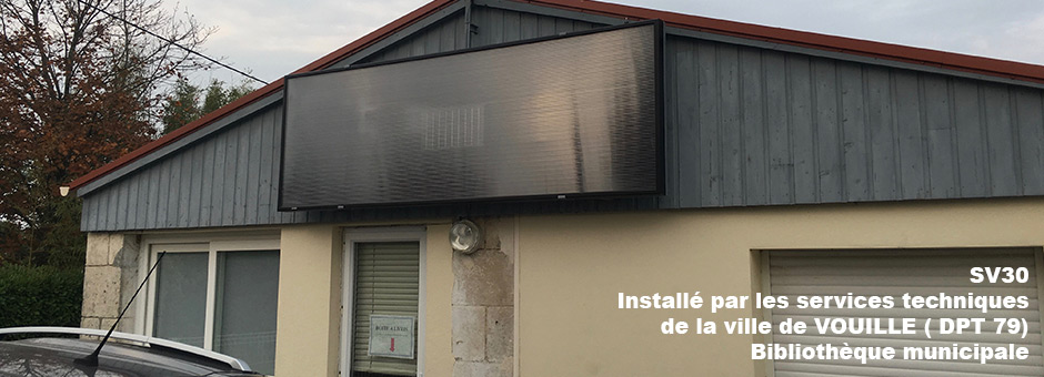 Panneau solaire a air chaud